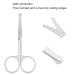 Professional Nose Hair Scissors - Stainless Steel Round Safety Tip Grooming Scissors for Men | Moustache Beard Eyebrow Trimmer - Buy Online on SooperMarket.com