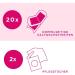 Veet Easy Gel Cold Wax Strips for Normal Skin - 20 Double Strips for 40 Applications - Up to 28 Days of Smooth Skin - Minimal Ingredients - Ideal for Face - Buy Online on SooperMarket.com