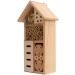 Wooden Butterfly House Safe Protective Insect House Bee Hotel Butterfly Habitat for Mason Bees Solitary Gardens Ladybugs Butterfly  - Buy Online on SooperMarket.com