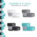 PurePail Go Portable Diaper Pail Aqua - Odor Control, No Fragrance, Collapsible for On-The-Go, Compact - Buy Online on SooperMarket.com