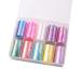 10 Rolls Nail Foil Nail Transfer Foil Holographic Nail Art Foil Decals for Nails Fingernail Stickers