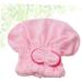 HAPINARY Elastic Shower Quick Dry Head Turbans Shower Cap for Microfiber Washcloth Turbans for Women Hair Ties Shower Head Towel Microfiber Hair Drying Cap Pink Women's Cute Hijab Pink medium - Buy Online on SooperMarket.com