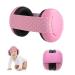 Zoompil baby capsule listener ear protection officer for newborns hearing protection baby baby headphones noise protection foldable hearing protection for babies and toddlers pink
