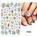 Spring Flowers Nail Art Stickers - Self-Adhesive Fingernail Decals for Women & Girls - Buy Online on SooperMarket.com