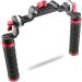 CAMVATE Rubber Handle Grip Shoulder Mount Rig for DSLR - Red (M6 Thread 31.8mm) | 1472 - Buy Online on SooperMarket.com