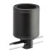Kroozie 2.0 Bike Cup Holder - The Ultimate Bicycle Cup Holder for Cruiser, Electric, and Kids Bikes - Adjustable Handlebar Mounted Drink Holder for Yeti, Coffee, Water Bottle, and More Flat Black