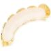 Hip Hop Teeth Decoration Special Designed for Upper Teeth Hip Hop Hollow Tooth Gold-plated Ion Plating for Concert for Home for Outdoor Activities for Party(gold) - Buy Online on SooperMarket.com