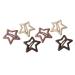 6pcs Multicolor Metal Snap Hair Clips - Matte Elegant Hair Barrettes for Anniversary & Casual Leisure | Star Design Hair Accessories - Buy Online on SooperMarket.com