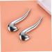 Beavorty 2pcs Metal Acupuncture Stick Eye Massager Tool Facial Massagers for Women Acupoint Massager Eye Scraping Massager Eye and Nose Massager Eye Roller Eyes Scraper Zinc Alloy 10.00X3.20X3.00CMx2pcs Silverx2pcs - Buy Online on SooperMarket.com