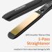 Faszin Ionic Titanium Hair Straightener: 20S Fast Heat Up, Clear LCD Display, 2-in-1 Styling Tool for Smooth & Shiny Results - Black - Buy Online on SooperMarket.com