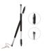 4-Piece Black Double-Head Eyebrow Brush Set | Multi-Functional Spoolie & Comb for Perfect Eyebrow Tinting - International Shipping Available - Buy Online on SooperMarket.com