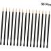 MAGICLULU 50pcs Eyeliner T Tool Eye Liner Brush White Eye Liner Eye Makeup Tools Soft Head Eye Shadow Brush 10X0.5cm Orange - Buy Online on SooperMarket.com
