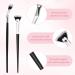 4pcs Mascara Fan Brush Set - Lash Wand Brushes for Eyelashes & Eyebrows - Black Makeup Tools for Perfect Eye Makeup - Buy Online on SooperMarket.com