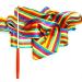 Floratek Dance Ribbon Streamer 10 Pack - 4.0 Meters | Rhythmic Gymnastic Silk Ribbons for Kids - Artistic Baton Twirling - Buy Online on SooperMarket.com