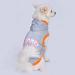 SANWOOD Dog Soft Sweatshirt with Mommy's Prince Charming letter print Pet Hoodie Letter Print Keep Warmth Soft Texture Warm Dogs Hooded Sweatshirt for Autumn - Blue L - Buy Online on SooperMarket.com