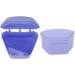 Face Mask Container - Exquisite Trapezoid Lock Design Case for Travel - Purple - Ideal for International Shipping - Buy Online on SooperMarket.com