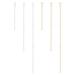 Necklace Extenders, Gold Silver Stainless Steel Chain Extenders with Round Clasp, Durable Plated Solid Brass Necklace Bracelet Anklet Extension Chains for Jewelry Making (3 Gold, 3 Silver) 3PCS Silver and 3PCS Gold