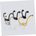 ABOOFAN 4pcs Hook up Bath Towel Hook Jacket Hooks Single Robe Hook Utility Hooks Office Old Fashioned Hanger 9.5X6.7X2.3CM Golden - Buy Online on SooperMarket.com