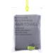 AQUIS Microfiber Hair Towel - Ultra Absorbent, Fast Drying, Dark Grey Regular - 19x39 inches - Buy Online on SooperMarket.com