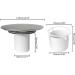 Drain Filter Sealing Shower Sink Strainers Bathroom Sink Drain Stopper Replacement Sturdys Sink Stopper Shower Drain Cover Replacement Bathroom Anti Clogging Basket Strainers Sturdys Sink - Buy Online on SooperMarket.com