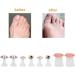 Toe Separators 8 Pcs Reusable Silicone Toe Spacers Nail Art Toe Separation Tool Pedicure Care(MY-01) - Buy Online on SooperMarket.com
