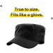 X-Large Black Military Style Cadet Army Cap with STASH Pocket - Everyday Hat - Buy Online on SooperMarket.com