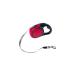 Retractable Dog Lead for Small and Medium Breed lightweight handy but powerful pull very convenient for your dog cat under 20kgs(44lbs) (Red)