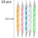 10Pcs Professional Nail Art Dotting Pens Set for Manicure - DIY Nail Art Tools - Buy Online on SooperMarket.com