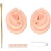 PrTECY Facial Reflex Zone Tool Set - Stainless Steel Acupuncture Pen & Ear Model for Pain Relief | Ideal for Piercing Practice & Body Accessories - Buy Online on SooperMarket.com