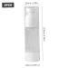 30ml Airless Pump Bottles - 6PCS Refillable Travel Spray Bottles for Toner | Transparent Portable & Reusable - Buy Online on SooperMarket.com