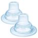 MAM Flexible Spray Tip Silicone Transparent - 4+ months - Set of 2 2 Count (Pack of 1)