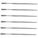 Spring Earwax Cleaner Tool Set 6pcs Ear Pick Spring Ear Pick Earwax Catcher Ear Pick Spoon Earwax Digger Spiral Tool Silver Stainless Steel Spiral Ear Wax Remover Ear Scoop