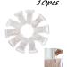 Obelunrp Plastic Suspender Clips - 10pcs Dummy Pacifier Holder for Teethers Bibs & Toys | International Shipping - Buy Online on SooperMarket.com