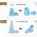 Norhogo Hamsters Water Bottle & Food Dispenser with Stand 80ml - Blue | Small Animals Guinea Pig Rat Rabbit Dwarf Gerbil Chinchilla - Buy Online on SooperMarket.com