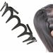 Unisex Wavy Headband Black Spring Wavy Metal Hair Band with Long Teeth Hairhoop Sports Headband Headwear Accessories Black 1pc Wavy Metal Hair Band - Buy Online on SooperMarket.com