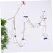ABOOFAN 1 Pc Decor House Ornaments Wedding Ornament Fish Hanging Ornament Pendant Shell Wall Hanging Blue and White 102X4.2CM - Buy Online on SooperMarket.com