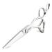 5.5" Barber scissors Hair scissors Professional Hair Shears Cutting Shears 440C Hair Cutting Scissors Barber Shears Haircut Scissors Silvery Convex Blades Kinsaro 5.5" Cutting