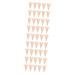 Beavorty 150 Pcs Popcorn Bag Cellophane Bags Cookies Bags Christmas Candy Cone Treat Bags Marshmallows Piping Bags Pink Candy Cookies Cone Bags Snack Cone Bags Disposable Child Paper Food