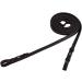 Premium Black Leather Curb Reins for Equestrian Use | International Shipping Available - Buy Online on SooperMarket.com