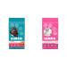 IAMS Proactive Health Dry Cat Food Adult Bundle | Indoor Weight & Hairball Care with Salmon (1.59kg) + Sensitive Digestion & Skin with Turkey (1.36kg) 1.59 kg (Pack of 1) Cat Food + Cat Food 1.36kg