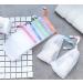 Magnoloran 40 Pack Mesh Soap Saver Pouch Double Layer Exfoliating Mesh Soap Saver Pouch Bubble Foam Net Handmade Soap Mesh Bag Body Facial Cleaning Tool
