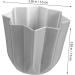 Alipis 2pcs Octagonal Cake Mold Roasting Pan Paper Cups Cupcake Mold Creative Baking Mold Muffin Candy 7.5x7.5x6.5cm Silver - Buy Online on SooperMarket.com