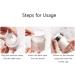 Portable White Emulsion Pump Container - Travel Size Vacuum Bottle for Toiletries & Cosmetics - Buy Online on SooperMarket.com