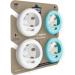 Tommee Tippee Naturally Shaped Pacifier 0-6 Months | Skin-like Texture Symmetrical Design | 4 Pack - International Shipping Available - Buy Online on SooperMarket.com