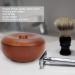 Dekaim Wooden Shaving Bowl with Lid | Men's Shaving Brush & Foam Cup for Cream & Soap | International Shipping - Buy Online on SooperMarket.com