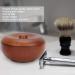 Premium Wooden Shaving Bowl & Soap Set | Wood Shaving Brush & Foam Cup for Professional Grooming - Buy Online on SooperMarket.com