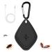 Beenle-Icey UK Ultra-Sonic Mosquito Repellent Portable Electronic Ultra-Sonic Pest Repellent with Hook Rechargeable Outdoor Mosquito Repellent for the Prevention of Fleas and lice of Dogs Cats Pets 777 (black)