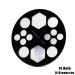14-Hole Makeup Brush Holder Tree - Acrylic Base Organizer Stand for Air Drying - Black Makeup Brush Storage - Buy Online on SooperMarket.com