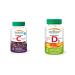 Jamieson Vitamin C plus Immune Shield Gummies - Elderberry Flavour 60 Count (Pack of 1) & Vitamin D3 1 000 IU Gummies - Orange Strawberry Lemon Flavour 60 Gummies Gummies + Vitamin D3 1 000 IU