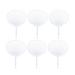 HEALLILY Wedding Frame Fan Making Supplies 20pcs Japanese Paper Fan Frame Uchiwa Frame DIY Hand-held Fan Frame Kit for DIY Crafts (White) Hand- Held Fan Framework Handheld Fans